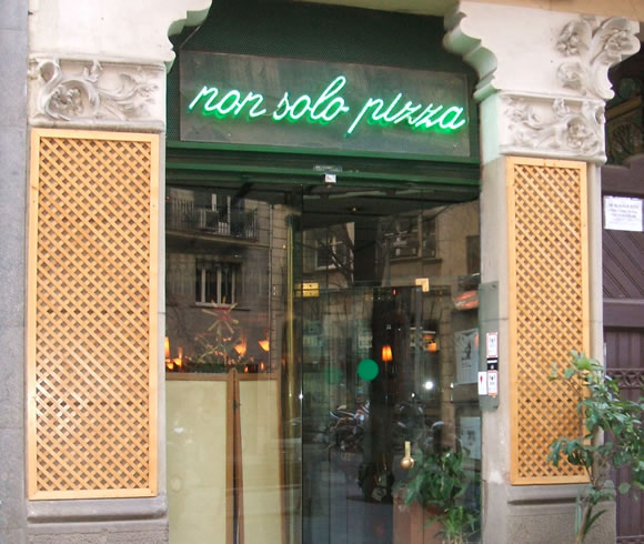 Non Solo Pizza Barcelona Homage to BCN