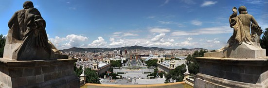 photo of Barcelona from Palau Nacional