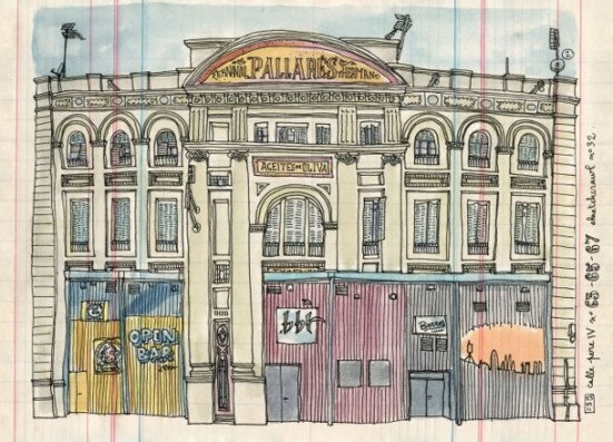 Illustration of the building at C/ Pere IV, 63-67