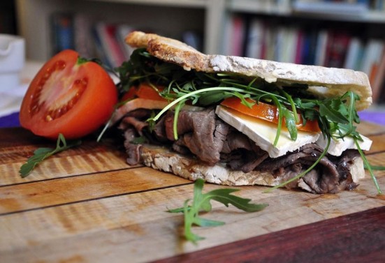 Bread & Circuses roast beef sandwich