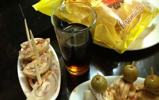 photo of vermut and nibbles