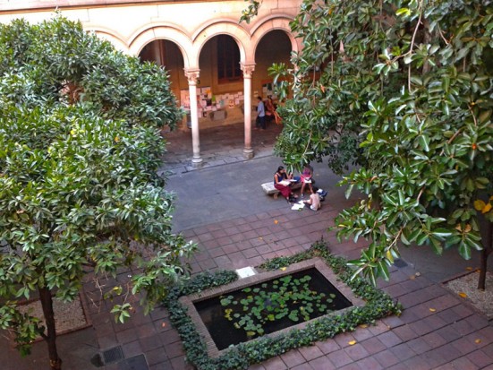 Barcelona University garden