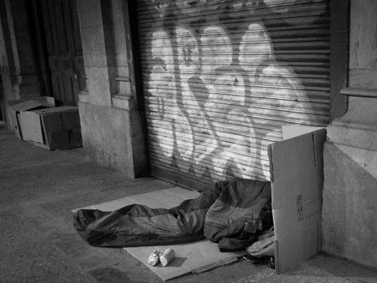 Homeless in Barcelona
