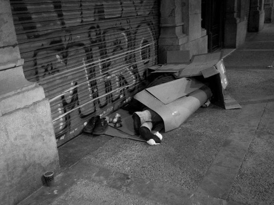 Homeless in Barcelona
