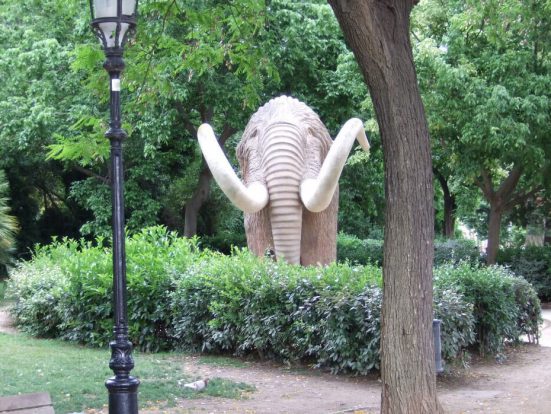 Parc de la Ciutadella mammoth