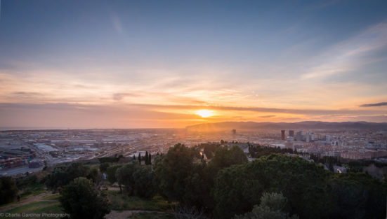 view from Montjuïc