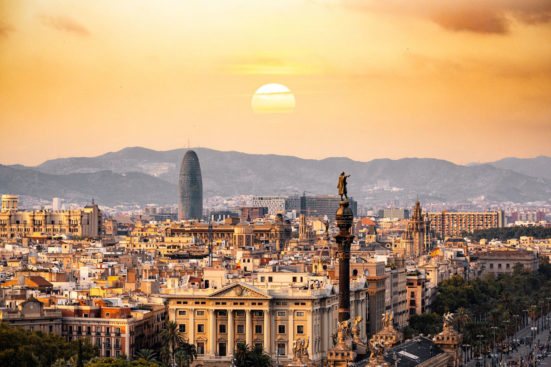 Barcelona sunrise