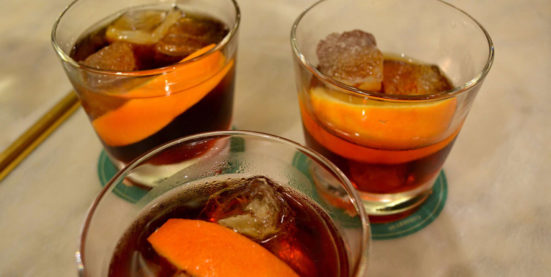 glasses of Spanish vermouth